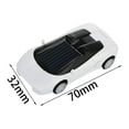 thumbnail image 4 of pitrice 1x Mini Vehicle Gadget Collectible Solar Powered Car for Training Kids White, 4 of 9