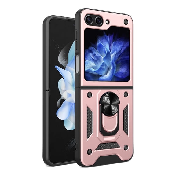 For Samsung Galaxy Z Filp 6 5 4 3 Phone Case Slide Camera Kickstand Ring Shockproof Protective Cover
