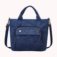 thumbnail image 1 of Bolso cruzado de pana con correa ajustable, bolso informal para mujeres y niñas, 1 of 4