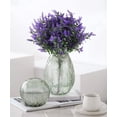 thumbnail image 3 of Sinhoon Artificial Greenery Lavender Fake Shrubs Flowers 12 Bundles UV Resistant Hanging Planter Flora Indoor Outside Decor Wedding Flowers, 3 of 7