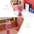 thumbnail image 3 of DEEPCRAFF Wooden Nutcracker Figurine with Heart Design for Valentine's Day Holiday Table Decoration, 3 of 8
