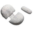 thumbnail image 1 of Almohada para Embarazo Cómoda Almohada de algodón ergonómica de Ancho Ajustable Segura y Duradera Almohada para el Cuerpo de Maternidad para Mujeres Maternidades Mancha Gris y Almohada para bebé, 1 of 2