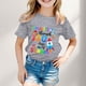 thumbnail image 2 of Playeras Hombre Algodon Camiseta De Manga Corta Holgada Con Cuello Redondo Y Estampado Informal A La Moda Para Niño Y Niña, 2 of 4