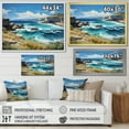 thumbnail image 4 of Designart "Rocky Beach Serenity Spain Azure Coastline II" Nautical & Beach Floater Framed Canvas Print, 4 of 7