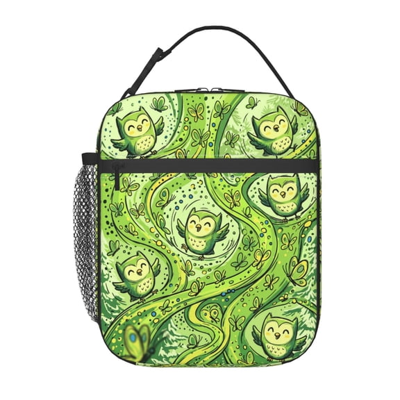 Owl Lunch Box For Women Insulated Lunch Bag Lunchbox Lunch Tote Bags Reusable Cooler For Work Office Picnic Travel