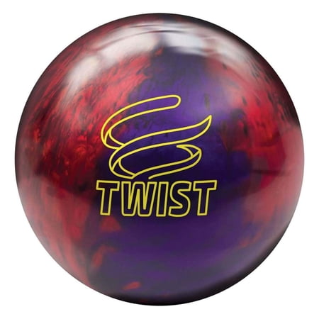 Brunswick Twist Reactive PRE-DRILLED Bowling Ball- Red/Purple 13lbs