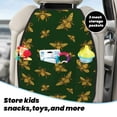 thumbnail image 5 of Naloa Hohey Bee 2Pcs Anti-Kick Back Seat Cover Kick Mat, Car Seat Protector with 3 Storage Pockets, 5 of 8