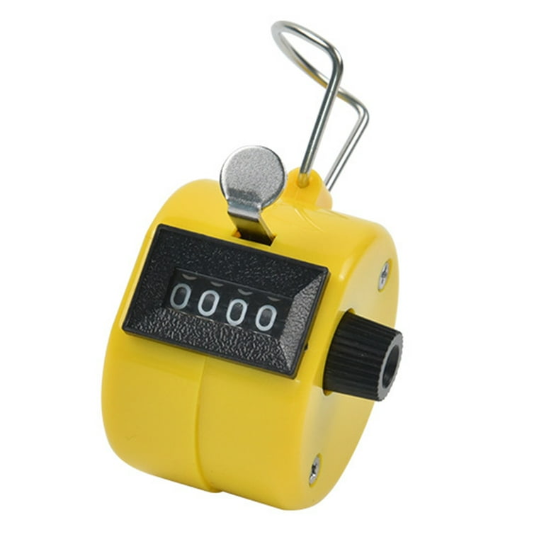 FAIOIN Handheld Tally Counter Number Count Clicker Counter Hand Mechanical Counters  Clicker Pitch Counter for Coaching- Knit 