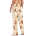 thumbnail image 4 of Men's Pajama Bottoms Bear Cloud Star Men's Cotton Pajama Pants Men's Loose Printed Pajama Pants Casual Pants with Pockets, 4 of 6