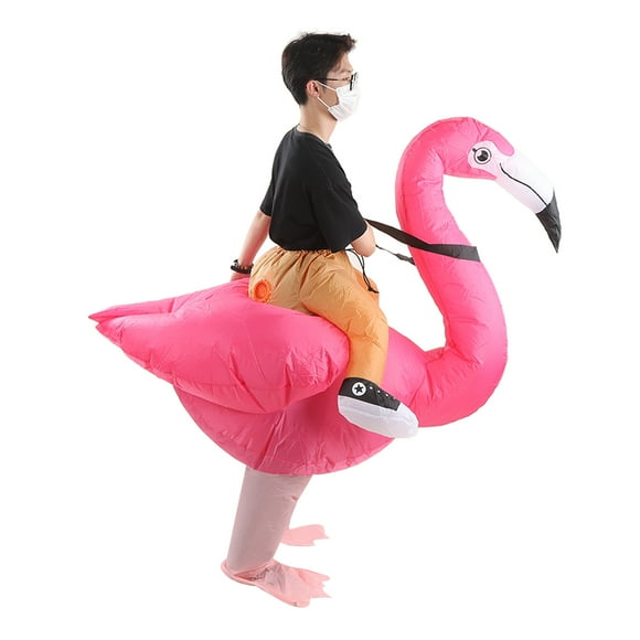 Disfraz Inflable De Flamenco Jadeshay impermeable para Adulto 150-190 cm