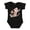 AB-Black, variant on Sock Monkey Gingerbread Boys or Girls Baby Bodysuit