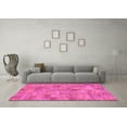 thumbnail image 3 of Ahgly Company Indoor Rectangle Patchwork Pink Transitional Area Rugs, 3' x 5', 3 of 4
