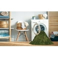 thumbnail image 2 of Ahgly Company Machine Washable Indoor Rectangle Transitional Dark Forest Green Area Rugs, 2' x 3', 2 of 7