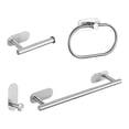 thumbnail image 1 of Juego de accesorios para baño perfecl soporte para toallas de mano gancho para toallas 4 piezas Hardware de baño, 1 of 8