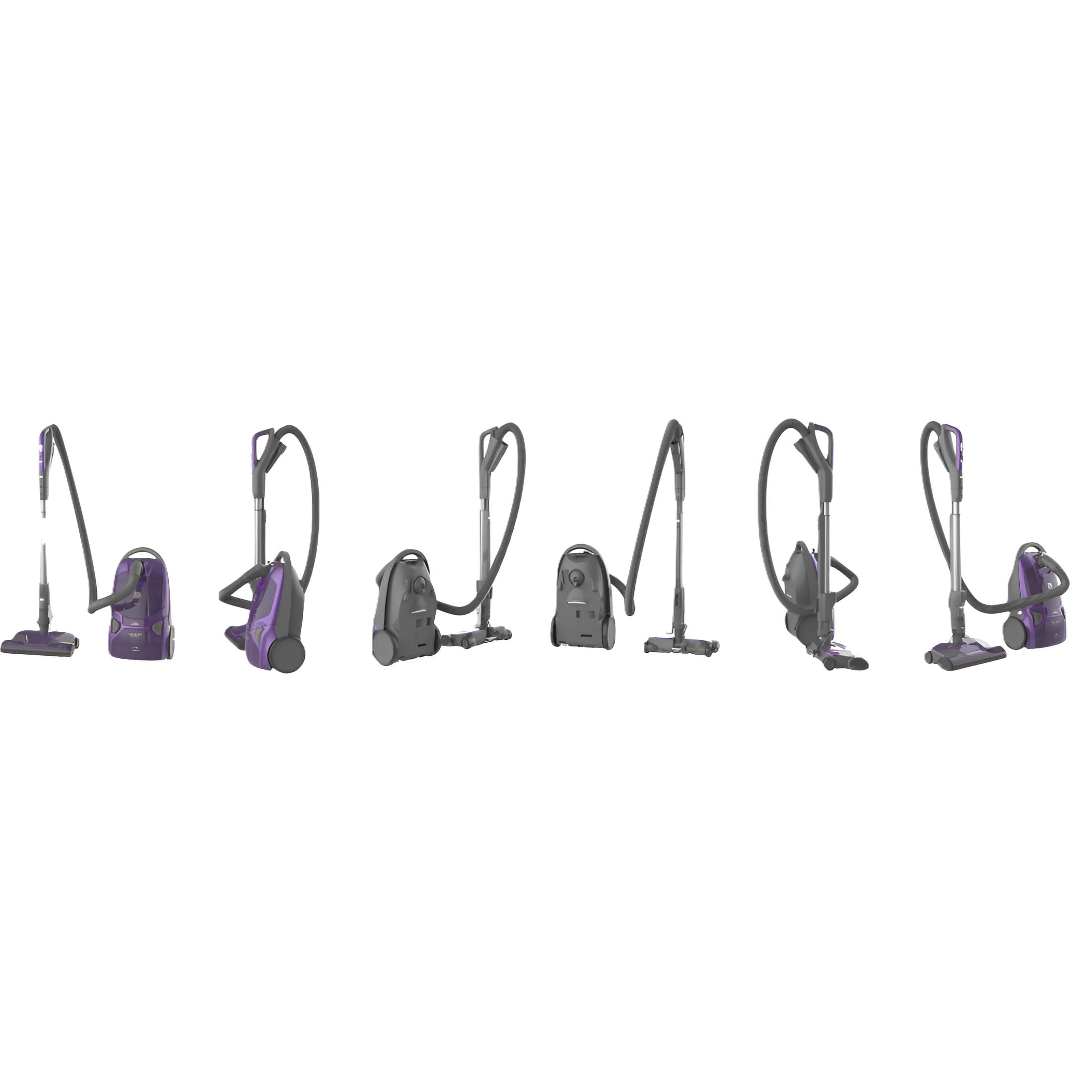 Open Box Kenmore 600 Series Pet Friendly Lightweight Bagged Canister Vacuum with Pet PowerMate, Pop-N-Go Brush, 2 Motors, HEPA Filter, Aluminum Telescoping Wand, Retractable Cord and 4 Cleaning Tools, Purple