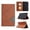 Brown, variant on Dteck Case for Samsung Galaxy Tab A 8.0" SM-T290 (2019 Released), Luxury Leather Rhombus Patterned Wallet Card Holder Cover Folio Protective Kickstand Cover,Red
