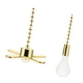 thumbnail image 1 of 2 Piezas de Cadena de ón para Ventilador de Techo, Lámpara de Escritorio, Cadena de ón Decorativa, Bola de Luz, Extensión de Cadena de Tra Dorado Sunnimix cadenas de ventilador, 1 of 8