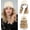27/613#, variant on Hat Wig Hat with Hair Attached for Women Cap with Hair Attached for Women Baseball Cap Wig Extensions Short Wave Synthetic Adjustable for Daily Use