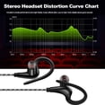 thumbnail image 3 of Auriculares auriculares con cable auriculares con cable auriculares con auriculares auriculares auriculares auriculares estereo súper auriculares deportivos con micrófono negros, 3 of 7