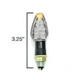 thumbnail image 3 of Krator Mini Custom LED Turn Signal Indicator Lights Lamp Compatible with Harley Davidson Dyna Glide Fat Bob Super Wide, 3 of 5