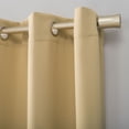 thumbnail image 3 of Mainstays Blackout Energy Efficient Grommet Single Curtain Panel, 40"x63", Yellow, 3 of 7