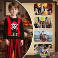thumbnail image 5 of Benylion Boys Pirate Costume Toddler Kids Pirate Costume Accessories for 3-4T Theme Party Cosplay Halloween Dress Up Outfits Set, 5 of 5