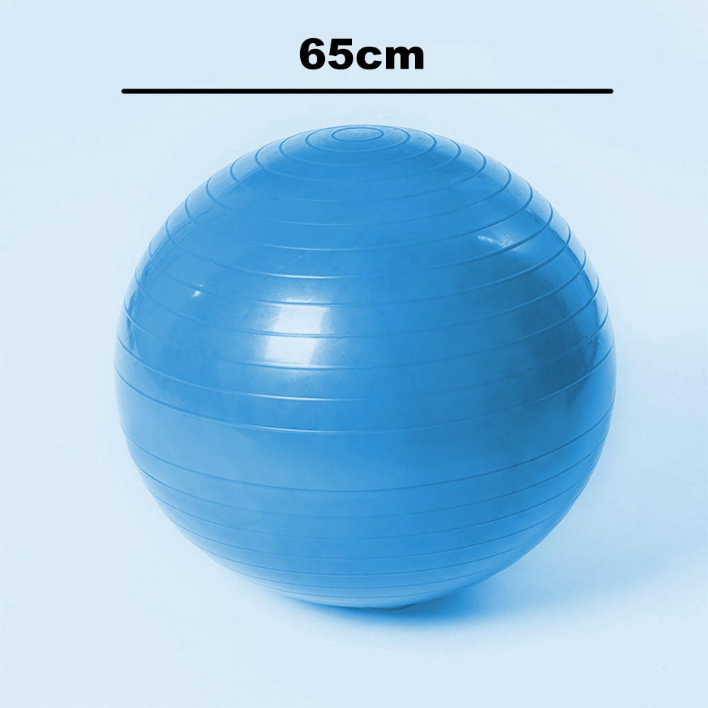 Quickwittc Exercise Ball Extra Thick Professional Grade Balance & Stability Ball- Includes Hand Pump