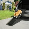 thumbnail image 2 of PawHut Folding Dog Ramp, Pet Ramp W/Carry Handle Non-slip Rubber Surface, 2 of 10