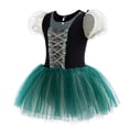 thumbnail image 2 of Toddler Girls Witch Ballet Dress Kids Princess Leotards Tutu Skirted Dancewear Halloween Christmas Party Dresses 3-8Y, 2 of 8