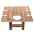 thumbnail image 1 of UPOUART Folding Table Outdoor Coffee Wood Picnic Table for Camping with Storage 1Pcs, 1 of 8