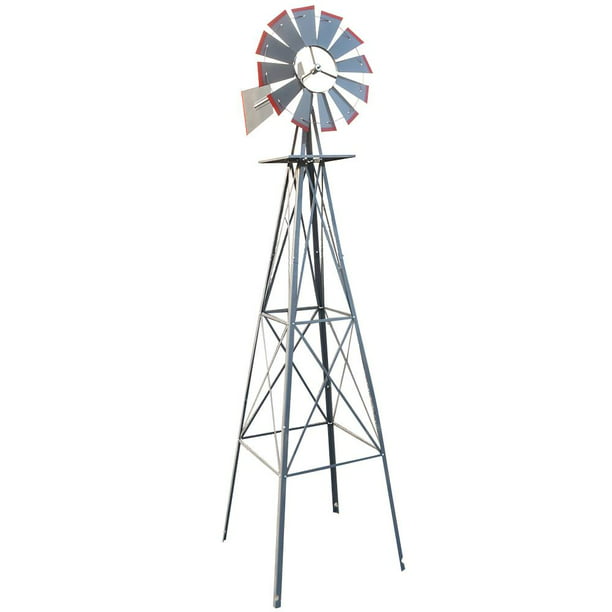 Ktaxon 8ft Weather Resistant Yard, Ornamental Garden Windmill Parts