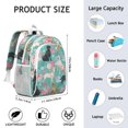 thumbnail image 6 of Labrador Dogs with Flowers Backpack for School,Cute School Bag,Schoolbag with Adjustable Shoulder Straps & Padded Back,15"x11.42"x5.5", 6 of 6