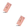 thumbnail image 2 of Qarigey Cartera larga clásica y duradera para mujer hecha de cuero PU para mujer cartera para mujer cartera monedero rosa rosa 2Conjunto, 2 of 6