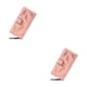 thumbnail image 2 of Qarigey Cartera larga clásica y duradera para mujer hecha de cuero PU para mujer cartera para mujer cartera monedero rosa rosa 2Conjunto, 2 of 6