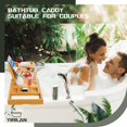thumbnail image 4 of Bandeja de bañera Yirilan Premium ampliable con soporte para jabón, 4 of 5