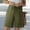 Army Green women flowy shorts with pockets a1, variant on Women Casual Drawstring Flowy Shorts Summer Beach Lounge Relaxed Solid Vacation Shorts, Dark Gray L