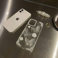 thumbnail image 6 of for iPhone 12/12 Pro Case with Phone Charm Chain 3D Butterfly Flower Cute Phone Case,Crystal Clear Pearl Case for iPhone 12/12 Pro Women Girl, 6 of 10