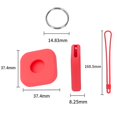 thumbnail image 5 of Funda Protectora Compatible Con Airtag Tracker Funda Protectora De Silicona Con Correa Speravity EL017551-05, 5 of 5