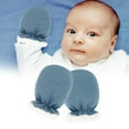 thumbnail image 2 of 3 Pair Baby Warm Gloves Mittens Thicken Lamb Wool Gloves Scratch Proof Mittens for 0-2 Year Boys Girls, 2 of 5