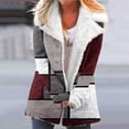 thumbnail image 1 of Puntoco Chaqueta De Mujer Moda para Mujer Abrigo con Botones De Felpa De Manga Larga con Bolsillo Abrigo/Chaqueta Informal Sin Sombrero De Manga Larga Liquidación De Navidad Puntoco Puntoco-3395, 1 of 6