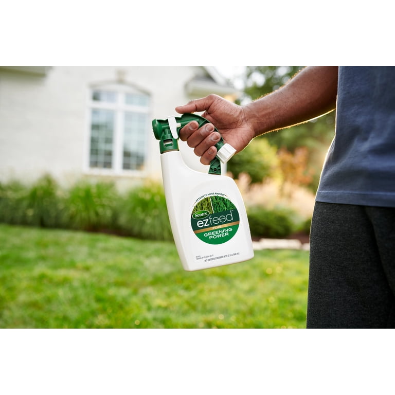 Scotts EZ Feed Plus Greening Power, Liquid Lawn Fertilizer, Fast