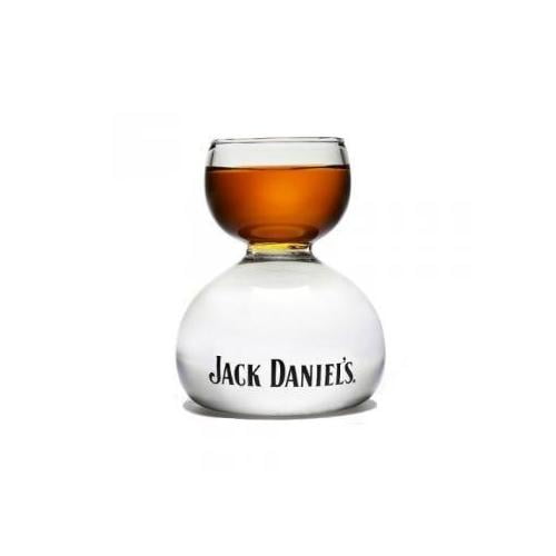 Jack Daniel's Double Bubble Chaser Jigger Shot Glass 6 Oz Walmart
