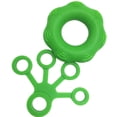 thumbnail image 3 of facefd 2pcs/set Silicone Hand Grip Strengthener Stretcher Hand Exercise Fitness Grip Hand Trainer Ring, 3 of 4