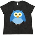 thumbnail image 3 of Inktastic Owl Bird Funny Gift Women's Plus Size T-Shirt, 3 of 5