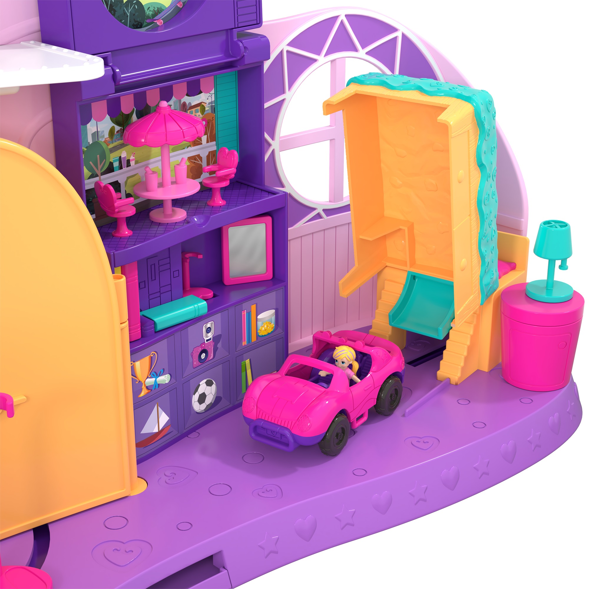 Polly Pocket Go Tiny! Room Playset with Adventure Dolls & Accessories - image 4 of 15