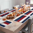 thumbnail image 5 of Red White and Blue Wood Txtured Placemats Set of 8, Farmhouse Barn Wood Table Mats Washable Heat-Insulation Non-Slip Place Mats for Kitchen Dinner Table Indoor Outdoor Decor,13x19 Inch, 5 of 9