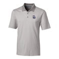 thumbnail image 2 of Men's Cutter & Buck  Gray New Hampshire Fisher Cats Big & Tall Forge Tonal Stripe Stretch Polo, 2 of 3
