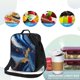 thumbnail image 4 of Disketp Navy Blue Marble Bolsa Térmica Estampada para Almuerzo, Lonchera para Hombres y Mujeres Adultos, 4 of 7
