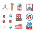 thumbnail image 4 of Bandeja de varios niveles para el Día de San Valentín, decoración de madera artesanal, bandeja decorativa romántica en capas con letras para, 4 of 8