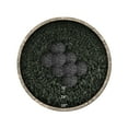 thumbnail image 3 of Midnight Black, Speckled Ceramic Fire Balls | 5" Set of 8, 3 of 7